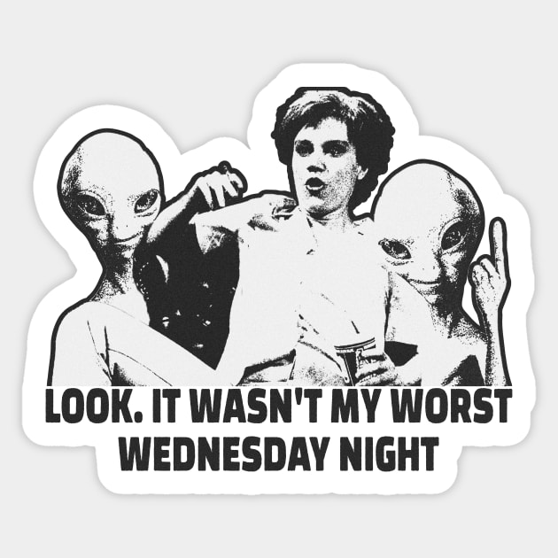 Kate Mckinnon - SNL Alien Sticker by BrutalGrafix Studio